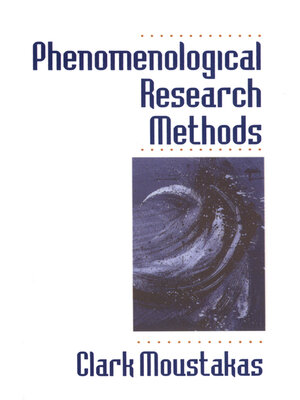 cover image of Phenomenological Research Methods